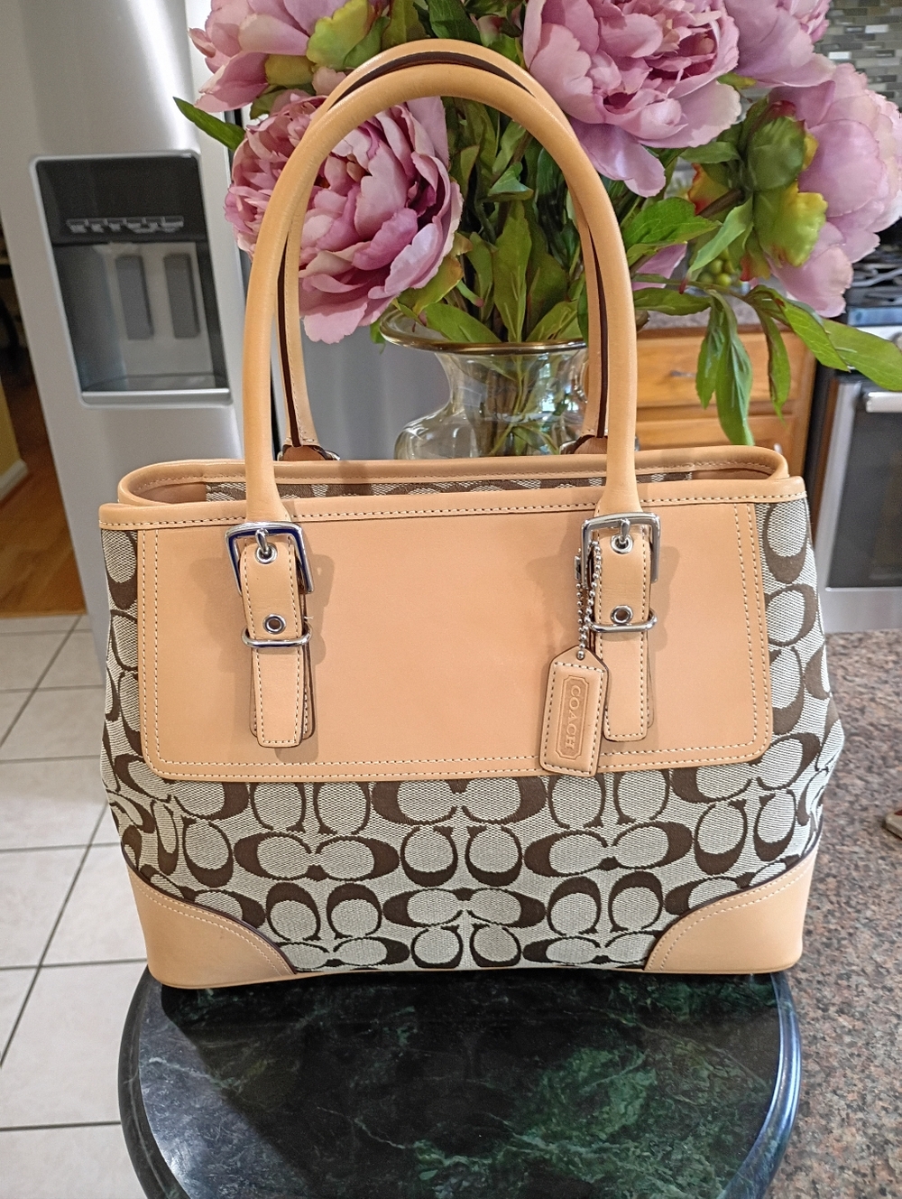 Vintage Coach Hampton Signature Satchel Bag - Picture 16 of 16